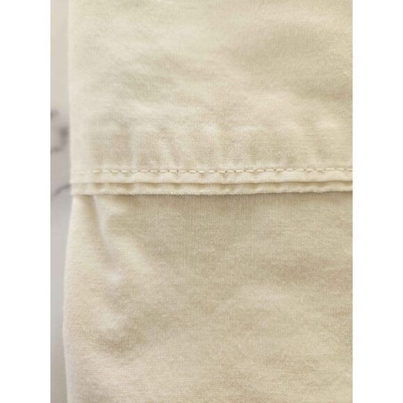 JcPenny home twin flat sheet cream and 1 swiss dot textured pillowcase sham - Picture 2 of 7